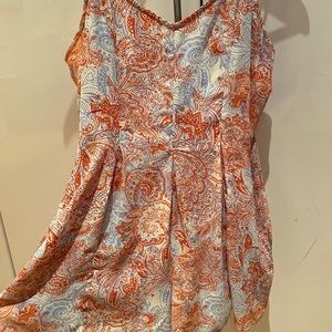 Blue and Coral Design Lab Dress, worn very few times, perfect condition. MEDIUM